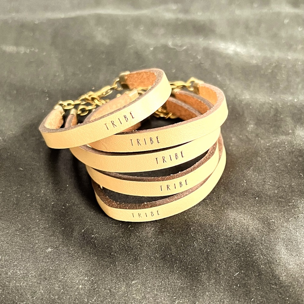 Faux Leather Motivational Bracelets 3 for $15!